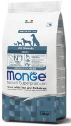 Monge Speciality Line Adult Monoprotein trout, rice & potato 15 kg
