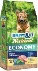 Happy&Fit Natural Economy Adult pork & vegetables 12 kg