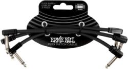 Ernie Ball Flex Patch Kábel 15cm 3 Pack Black - arkadiahangszer