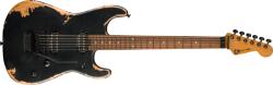 Charvel Pro-Mod Relic San Dimas Style 1 HH FR PF Black - arkadiahangszer