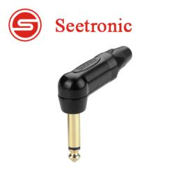 Seetronic SP2RX-BG Mono 6, 3 pipa jack dugó aranyozott (fekete)