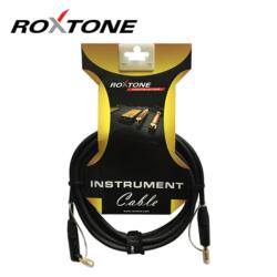 Roxtone GGJJ110L5 6, 3 Jack mono - 6, 3 pipa Jack mono professzionális gitárkábel, 5m (fekete)