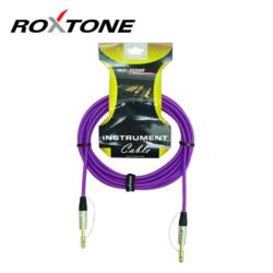 Roxtone TGJJ100L5-TPR 6, 3 Jack - 6, 3 Jack gitárkábel 5m (transparent lila)