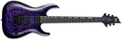 ESP Esp Ltd H-1000 Evertune Qm See Thru Purple Sb