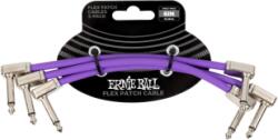 Ernie Ball Flex Patch Kábel 15cm 3 Pack Purple - arkadiahangszer