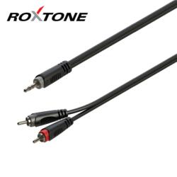 Roxtone SAYC150L1 35 Sztereó Jack - 2xRCA kábel 1m