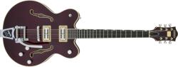 Gretsch G6609TFM Players Edition Broadkaster Center Block Double-Cut and Flame Maple Dark Cherry Stain
