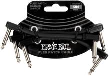 Ernie Ball Flex Patch Kábel 7, 5cm 3 Pack Black - arkadiahangszer