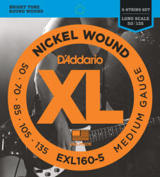 Daddario EXL160-5 50/135
