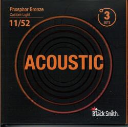 BlackSmith Phosphor Bronze Custom Light 11-52 húr - 3 szett