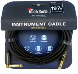 BlackSmith Golden Series egyenes-pipa jack 6m-es kábel