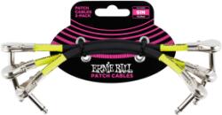 Ernie Ball Ernie Ball Patch Kábel 15cm Lapos Fekete - arkadiahangszer