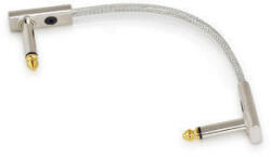 RockBoard Flat Patch Cable SAPPHIRE Ezüst 10 cm Pipa Pipa