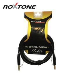 Roxtone GGJJ100L5 6, 3 Jack mono - 6, 3 Jack mono professzionális gitárkábel, 5m (fekete)