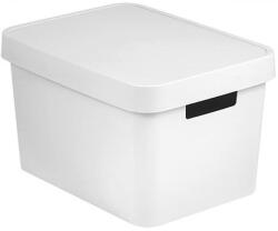 Keter Coș cu capac INFINITY 17 L, alb Cos de gunoi