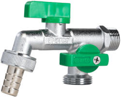 Arco karos kerti csap tömlővéggel és dupla kifolyóval, 1/2" (00472)