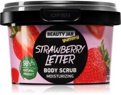Beauty Jar Yummy Strawberry Letter finom hámlasztó krém hidratáló hatással 360 g