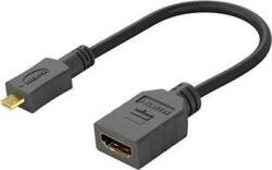 PremiumCord HDMI Micro HDMI Átalakító Fekete 13cm kphdma-35 (kphdma-35)
