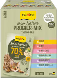 GimCat 6x85g GimCat Near Nature nedves macskatáp mix (6 változattal)
