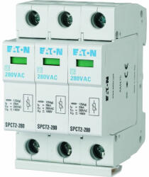 Eaton komplett túlfeszültség levezteő, c, három pólusú+n, uc=460V AC, spct2-460-3+npe-167626 (167626)
