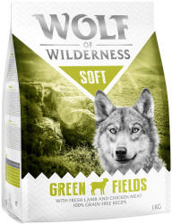 Wolf of Wilderness 5kg Wolf of Wilderness 'Soft - Green Fields' - bárány száraz kutyatáp