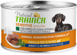 Natural Trainer Natural Sensitive 12x150g Natural Trainer Sensitive No Gluten Small & Toy Adult bárány nedves kutyatáp