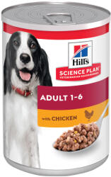 Hill's Science Plan 24x370g Hill's Science Plan Adult Adult nedves kutyatáp - Csirke