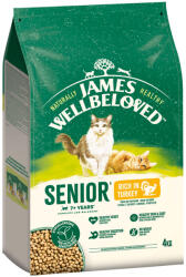 James Wellbeloved 3x4kg James Wellbeloved Senior Cat Hypoallergenic pulyka & rizs száraz macskatáp