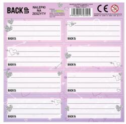 DERFORM BackUp 8 db-os füzetcímke - Heart (NNZB7A32) (NNZB7A32)