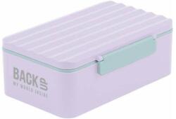 DERFORM BackUp műanyag csatos uzsonnás doboz - Lila-menta (SB6C39) (SB6C39)