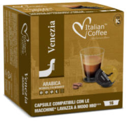 Italian Coffee Venezia 100% Arabica kávékapszula (16 db, Lavazza A Modo Mio kompatibilis)