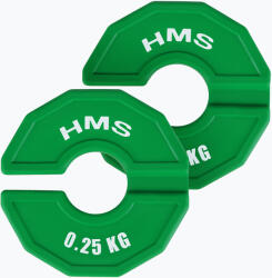 HMS fedőtömeg TSN25 2 x 0, 25 kg zöld Súlytárcsa