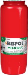 BISPOL Temetői gyertya Memoria, piros 144 h (92108če)