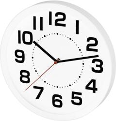 Somogyi Elektronic Home AWC250WH fali óra, üveg előlap, kontrasztos, jól leolvasható számlap, 1xAA elem tápellátás, átmérő 250mm