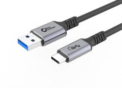 MicroConnect Prémium USB C - USB 3.2 60W 10Gbit/s kábel 1m (USB3.2AC1) (USB3.2AC1)