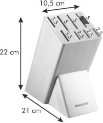 Tescoma NOBLESSE Késtartó 8 késre, ollóra/fenőacélra (869514.00)