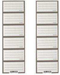 Starpak Cikkcakk 6 db-os füzetcímke - kétféle (5904335862522)