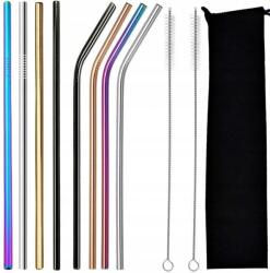 Verk 01634 rozsdamentes acél, 8 darab + tisztítókefe, színes (32078)