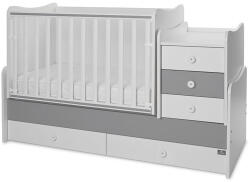 Lorelli Maxi Plus kombi ágy 70x160 - White/Stone Grey ÚJ