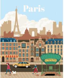 Ravensburger - CreArt Pictura pe numere pentru adulti Paris plin de culoare (art_RVSPBN23687)