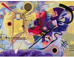 Ravensburger - CreArt Pictura pe numere pentru adulti tablou canvas Kandinsky galben rosu albastru (art_RVSPBN23918)