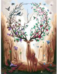 Ravensburger - CreArt Pictura pe numere pentru adulti Cerb magic (art_RVSPBN20273)