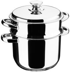 INOXIBAR rozsdamentes pároló lábas 24 x 18, 5 cm, 18/10 rozsdamentes acélból l Ecco Acero Line (50253)