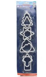 ENGER karácsonyi műanyag süti kiszúró 8 részes (5999506059948)