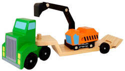 Wood Fate Fa gépszállító kamion markolóval