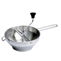 Inoxibar rozsdamentes zöldség/halpasszírozó, 20 x 8, 5 cm, inox nyéllel, matt, fix betéttel, dobozban (52173)