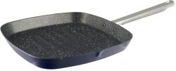 San Ignacio Habitex Grill serpenyő zománcozott öntöttvas tapadásmentes bevonattal 28 x28 cm rozsdamentes fogantyúval (BGEU-1850)