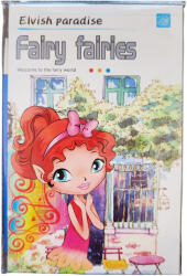  Gyerek kifestő könyv egyedi festéklappal és ecsettel - Tündér mesék