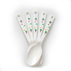  Gyermek evőeszköz készlet-Műanyag kanál készlet 16, 5 cm 5 db-os