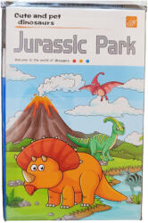  Gyerek kifestő könyv egyedi festéklappal és ecsettel - Cuki dinoszauruszok